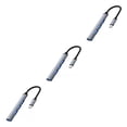 thumbnail image 1 of Hub USB sweethay USB3.0 Adaptador Divisor Portátil 4 en 1 Estación de Acoplamiento Gris, 1 of 6
