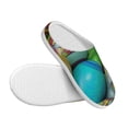 thumbnail image 3 of KLL Easter Egg1 Pattern Adult Unisex Cozy Slippers,Fuzzy Slip-on Slippers TPR Sole Slippers Comfort Plush Home Footwear for Indoor & Outdoor-37/38, 3 of 7