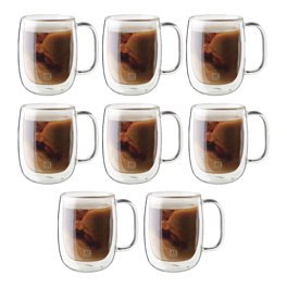 ZWILLING Lot De 2 Verres à Espresso Double Paroi 80ml - Design Élégant