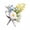 C, variant on ievspot Easy Wear Corsage Artificial Wedding Wrist Flower Corsage Boutonniere Set Silk Floral Accessory for Bridal Party Business Opening Ceremony Formal
