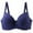 Blue, variant on Azrian Deals Women's Sexy Plus Size Seamless Push Up Lace Sports Bra Comfortable Breathable Base Tops Underwear