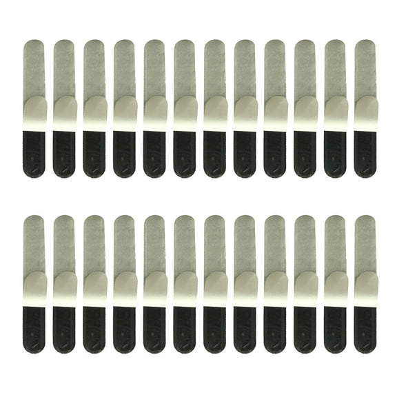 30Pcs Disposable Absorbent Sweatband Hat Against Sweat Stains Liner Pads Hat Cushion Black