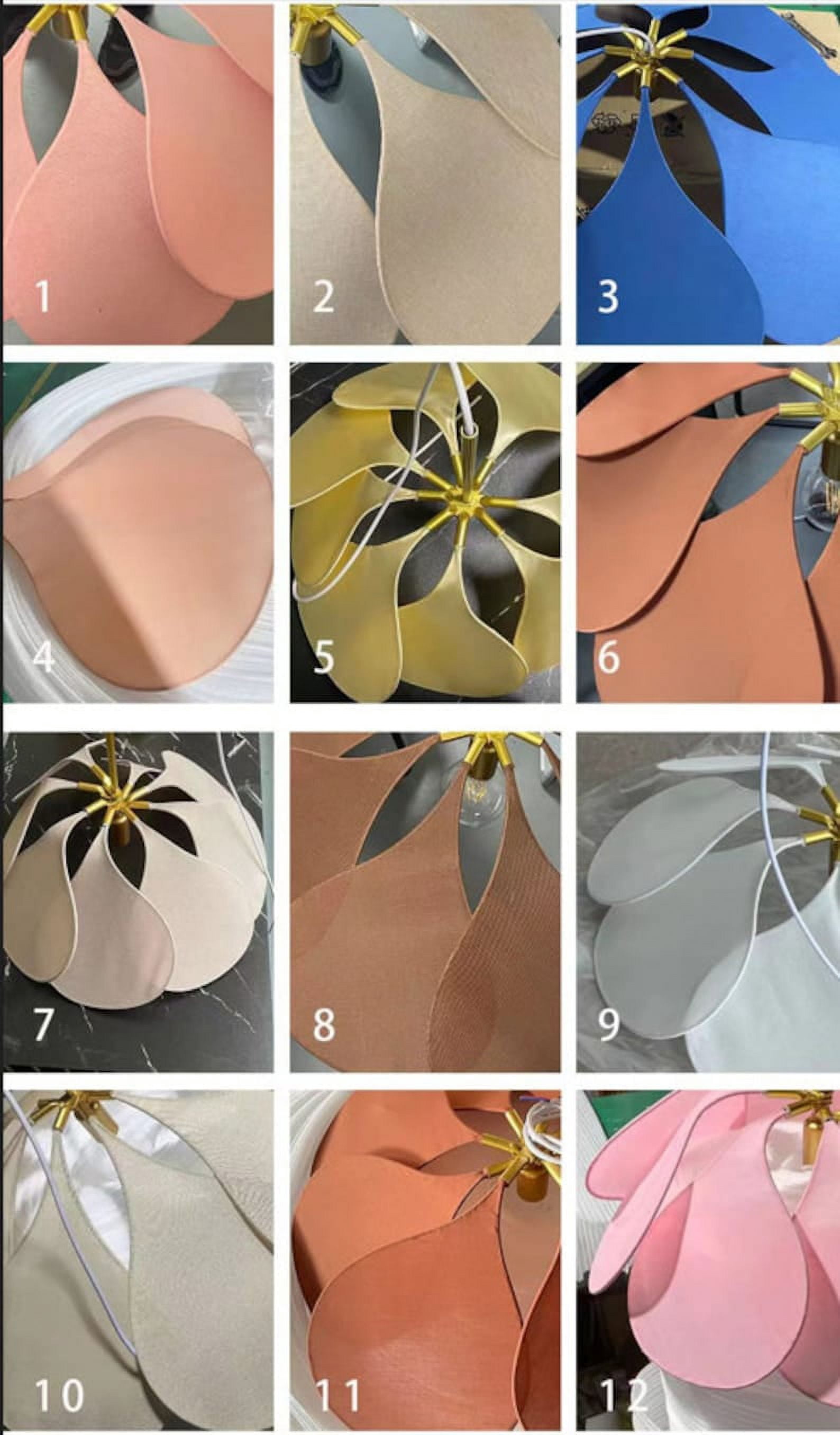 Arturesthome Dining Room Pendant Light, Nordic Modern Light Fixture, Modern Home Ceiling Light, Living Room Boho Flower Hanging Lamp, Bedroom Chandelier