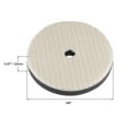 thumbnail image 2 of 6" Wool Felt Sponge Polishing Pad Hook and Loop Buffing Wheel with Hole Coarse Polishing for Polisher 2 Pcs, 2 of 6