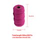 thumbnail image 2 of Cuerda de algodón hecha a mano, 3 mm de diámetro, de un solo color, tejidas para manualidades, cuerdas de 100 m, rosa roja 1 Rollo Scienceny HA5320-03B, 2 of 6