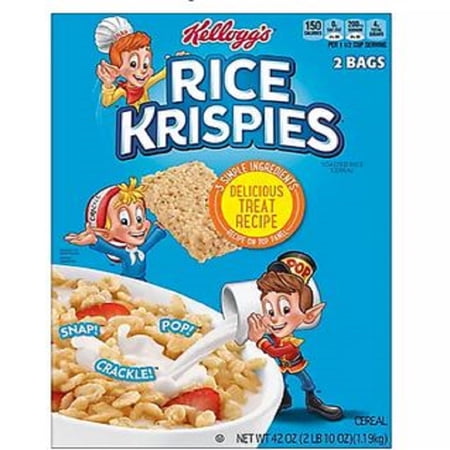Kellogg's Rice Krispies Breakfast Cereal, 42 oz.
