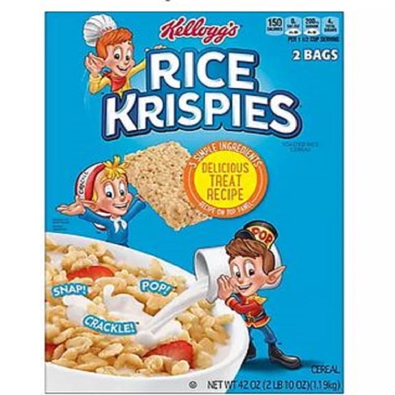 Kellogg's Rice Krispies Breakfast Cereal (42 oz., 2 pk.)Kellogg's Rice Krispies Breakfast Cereal (42 oz., 2 pk.)