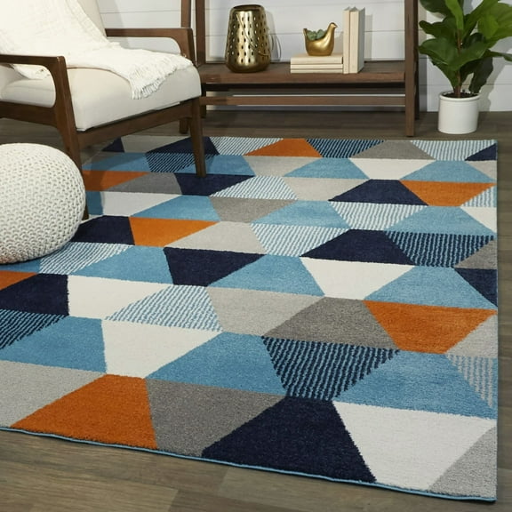 Laszlo Modern Geometric Area Rug