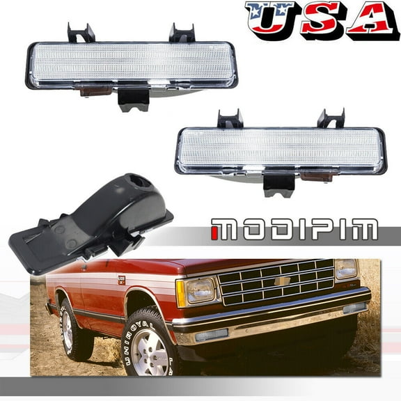 Suitable for 82-94 Jimmy Blazer Sonoma S10 S15 transparent turn signal parking bumper light set-