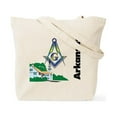 thumbnail image 2 of CafePress - Arkansas Freemasons Tote Bag - Unisex Canvas Tote Bag, Beige, 1-Piece, 2 of 8