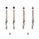 thumbnail image 5 of Pendientes de aleación de Zinc Qarigey 2 piezas decorativos para fiesta en la playa, 5 of 6