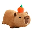 thumbnail image 3 of Lindo juguete de peluche de capibara, juguete de peluche de capibara con sonido y burbujas, cómodo, 20 centímetros, 3 of 9