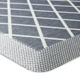thumbnail image 2 of Martha Stewart Miles Modern Diamond Anti-Fatigue Air-Infused Kitchen Mat, Blue, 19.6"x39", 2 of 9