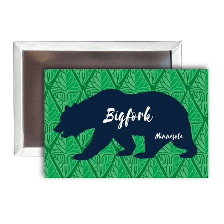 

Bigfork Minnesota Souvenir 2x3-Inch Fridge Magnet Bear Design