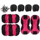 thumbnail image 4 of Juego de 8 fundas universales clásicas para asientos de coche (rosa fluorescente), 4 of 7