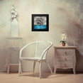 thumbnail image 4 of Turner, Eric 15x15 Black Modern Framed Museum Art Print Titled - Stately - Blue on Silver, 4 of 5