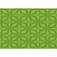 thumbnail image 1 of Ahgly Company Indoor Rectangle Patterned Bright Green Area Rugs, 5' x 7', 1 of 1