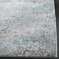 thumbnail image 3 of SAFAVIEH Mystique Graham Distressed Polyester Area Rug, Grey/Light Blue, 4' x 6', 3 of 8