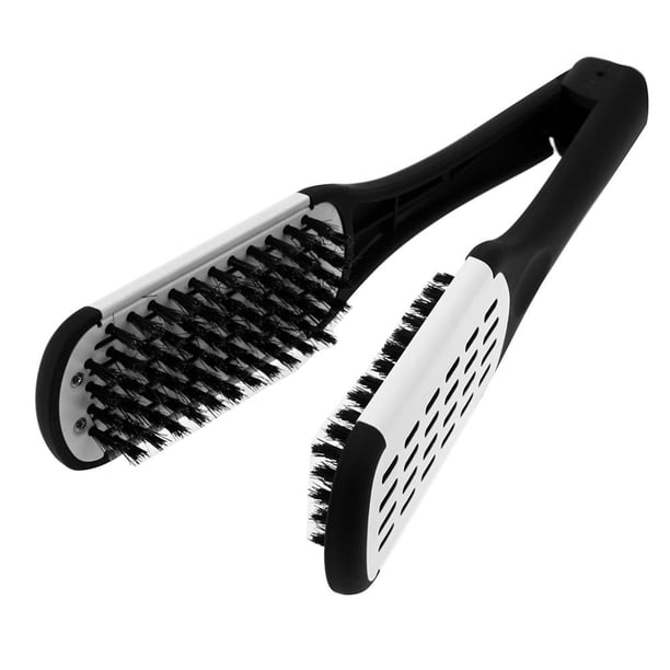 Cepillo alisador de pelo para peluquería peine alisador de madera contrachapada para estilismo herramientas de cuidado del cabello