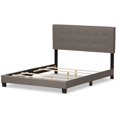 thumbnail image 4 of Baxton Studio Brookfield Tufted King Panel Bed in Gray, 4 of 6