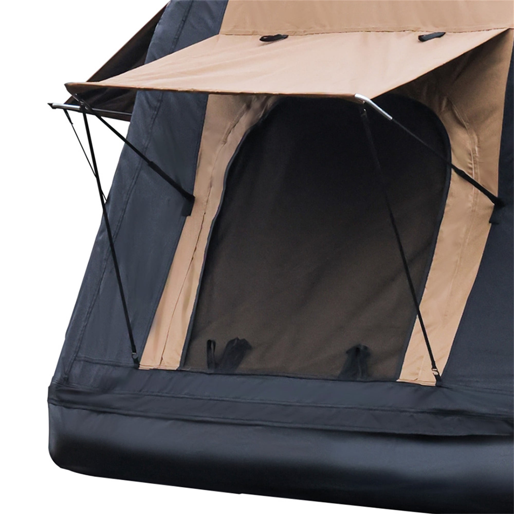 Miniyam Inflatable Car Roof Top Tent for SUV Truck, 2-3 Person Camping Outdoor Glamping Tent Yellow+Black