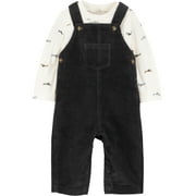 Carter's Child of Mine Baby and Toddler Boy Overalls Set, 2-Piece, Sizes 0/3-24 Months