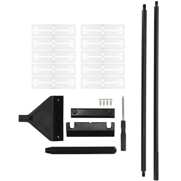 Qiilu Fish Tank Algae Cleaner, Algae Scraper Strong Portable Fish Tank Cleaning Tool Durable With Blade For Aquarium