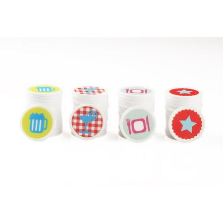 B-Token TOPLSTPR02 Printed Tokens in White with Beer