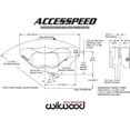 thumbnail image 2 of Wilwood 120-7737 GP310 Brake Caliper, Chrome, Front Left-Hand,84-99 1.25" Pistons, .25" Disc, 2 of 2