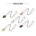 thumbnail image 3 of Metal Guitar Pick Necklace Zinc Alloy 1.2mm Thickness with Ball Chain, 3 of 6