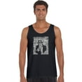 thumbnail image 1 of LA Pop Art Men's Word Art Tank Top - UNCLE SAM, 1 of 2