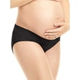thumbnail image 3 of Hanes Women's Maternity Fold-Down Modern Brief Underwear, 3 Pack, 3 of 9