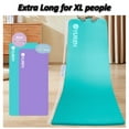 thumbnail image 2 of Tapete de Yoga Extragrueso de 4/5" de Espuma de Alta Densidad para Ejercicios de Pilates Al Aire Libre de 76" de Largo, Azul Hielo, 2 of 8