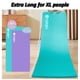 thumbnail image 2 of Tapete de Yoga Extragrueso de 4/5" de Espuma de Alta Densidad para Ejercicios de Pilates Al Aire Libre de 76" de Largo, Azul Hielo, 2 of 8