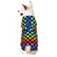 thumbnail image 1 of Fotbe Rainbow Chequerboard Sudadera con Estampado para Perros Pequeños – Suéter con Capucha para Mascotas, Tela Suave de Forro Polar con Bolsillo-Large, 1 of 7