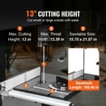 thumbnail image 3 of SKYSHALO Benchtop Band Saw, 14-Inch, Adjustable Speeds from 480 to 960 RPM, 1100W 1.5HP Motor, Includes Work Light, Stand, and Miter Gauge for Wood and Aluminum Crafting, 3 of 9
