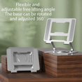 thumbnail image 2 of Foldable Computer Stand With 360 Rotating Base, Ergonomic Laptop Riser, 2 of 5