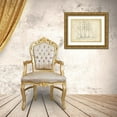 thumbnail image 3 of Harper, Ethan 32x25 Gold Ornate Wood Framed with Double Matting Museum Art Print Titled - Sailboat Blueprint I, 3 of 4