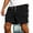 (Casual 139)Black, variant on Mens Summer Shorts Casual Breeches Fashion Work Fallow Multiple Pockets Elastic Waist Drawstring Fifth Short Pants