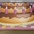 thumbnail image 6 of Ambesonne Party Place Mats Set of 4, Chocolate Birthday, Standard Size, Multicolor, 6 of 6