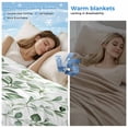 thumbnail image 2 of Sage Green Leaf Cooling Blanket,Lightweight Breathable Summer Throw Blanket with Double Sided Cold Effect,Country Eucalyptus Nature Plant Branch Picnic Blankets Bed Sheet for Hot Sleepers 30"x40", 2 of 8