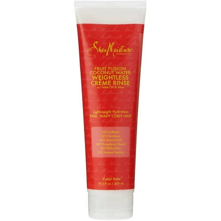 SheaMoisture Fruit Fusion L'eau de coco Weightless Crème Rinse, 10,3 fl oz