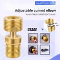 thumbnail image 4 of Adjustable Angle Adapter Valve Joint mixing valve Hot V7, 4 of 8
