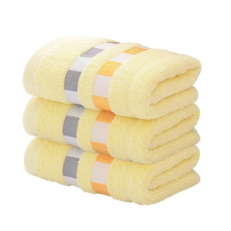 

Veki 3PC Towel Absorbent Clean And Easy To Clean Cotton Absorbent Soft Suitable For Kitchen Bathroom Living Room Hand Towels Large