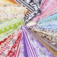 thumbnail image 1 of 100Pcs DIY Assorted Pattern Floral Printed Patchwork Cotton Fabric Cloth Sewing Quilting Cloth 100x100mm, 1 of 7