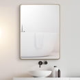 thumbnail image 5 of Hudson Rectangle Gold Medicine Cabinet, 22x30", 5 of 5
