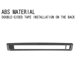 thumbnail image 3 of Rear Air Conditioner Button Frame Trim Decorative Strip Carbon Fiber Pattern for Sienna 2021, 3 of 5