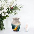 thumbnail image 7 of Peacock Mini Urn For Ash Adult Male, Blue Keepsake Memorial Urn For Women, 3 Inch Small Miniature Urns For Human Ashes Adult Man, Grey Miniature Keepsake For Ashes Of Loved Ones, 7 of 7