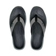 thumbnail image 4 of Keen Men's Kona Leather Flip-Flop, Steel Grey/Black, Size 80, 4 of 5