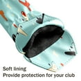thumbnail image 6 of Golf Club Cover Velvet Lining Suitable for the First Wood, Fairway Wood and Hybrid Club Head Cover, Suitable for Men and Wome Various Aircraft, 6 of 6